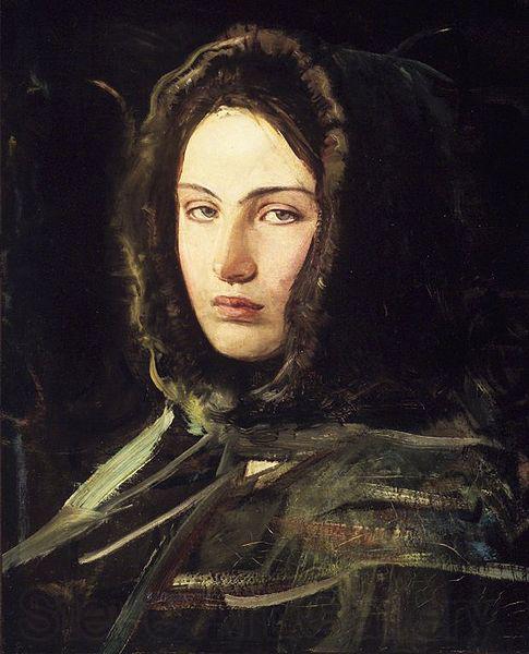 Abbott Handerson Thayer Girl in Fur Hood